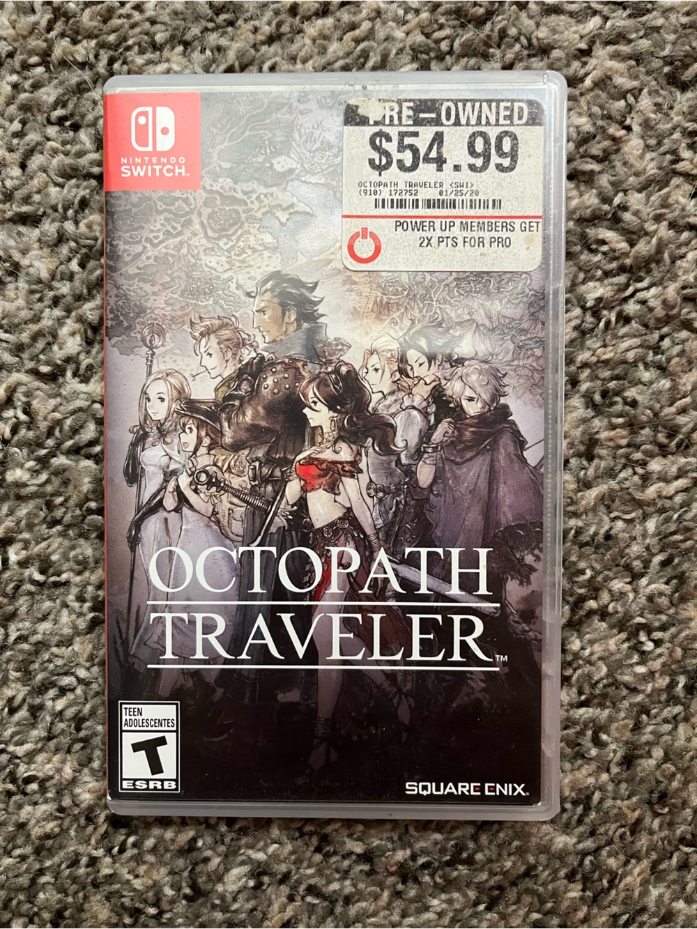 Nintendo Octopath Traveler - Black, Red, White